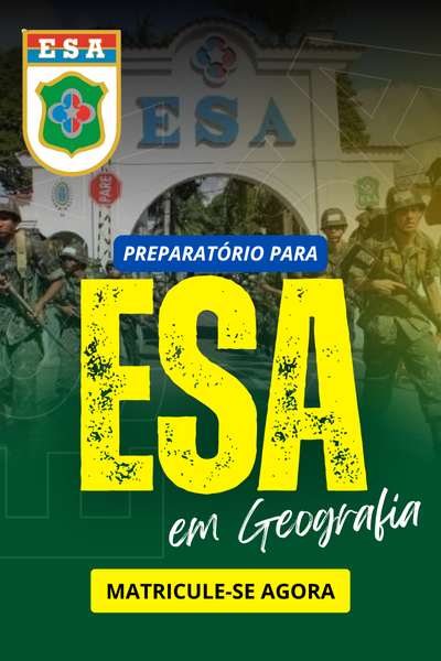 Preparatório para ESA em Geografia